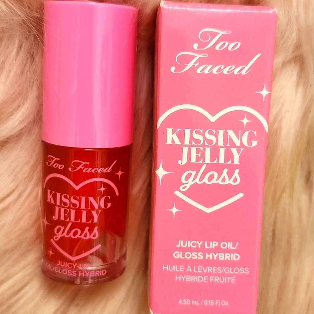 Brand New TOO FACED KISSING JELLY GLOSS JUICY LIP OIL